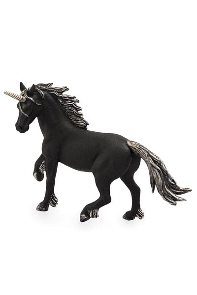 Animal Planet Black Unicorn Model Figure 19cm