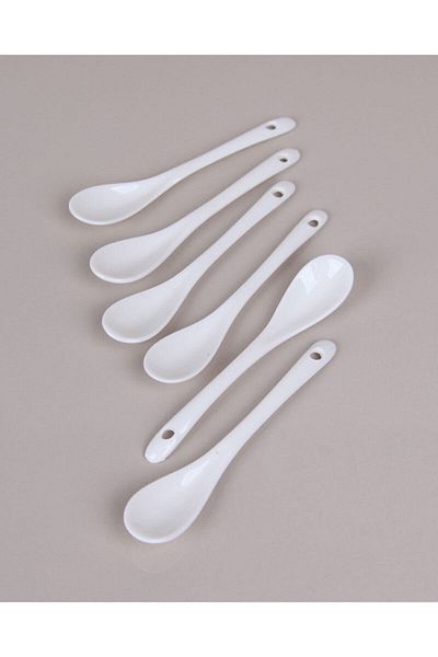 CAMDAN HOME 6 Porcelain Teaspoons
