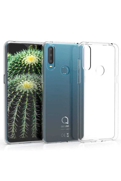 HTstore Alcatel 1S 2020 Case Super Silicone Cover-Colorless