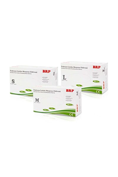 BRP Pudrasız Latex Eldiven Medium