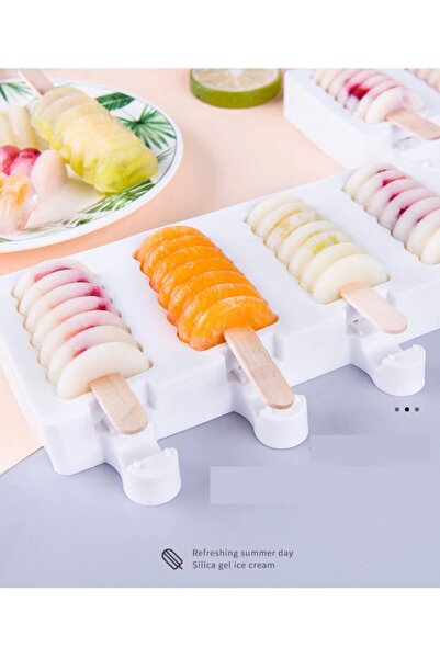 Genel Markalar Twister Modeli Silikon Dondurma Kalıbı 8li