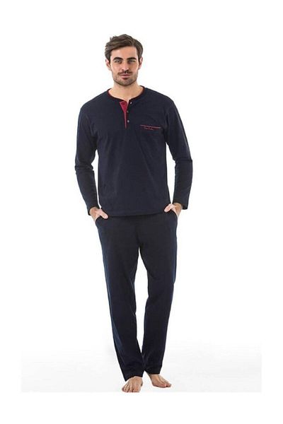 Pierre Cardin 5560 Ανδρική προίκα Πιτζάμα Πεντάτεμα - Μπλε ναυτικό