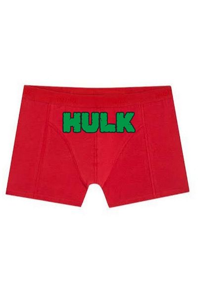 BoxerMasters Men's Boxers - Red Hulk Printed
