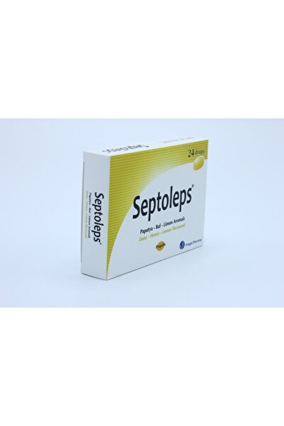 SEPTOLEPS Papatya & Bal & Propolis Zencefil Bayır Turpu-limon Aromalı 24pastil