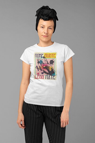 ErTaPassage Λευκό Urban T-shirt - Γυναικείο, El με τύπωμα , T9551141