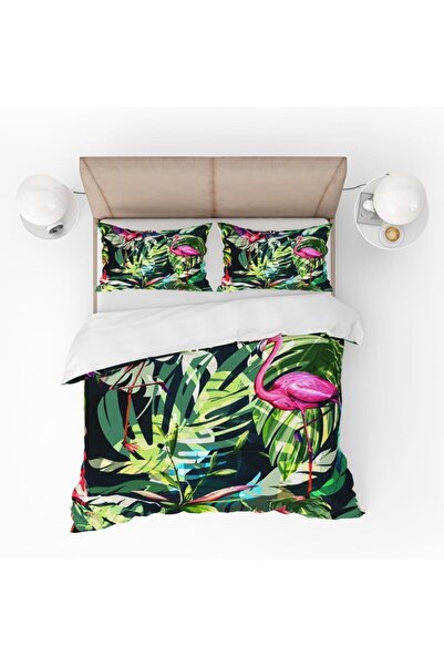 yok yok evim eve dair her şey Tropski list flaminga 3D Sa deznom Digitalna št...