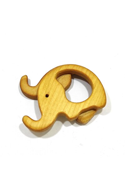 ABC Ahşap Akçaağaç Diş Kaşıyıcı Fil1