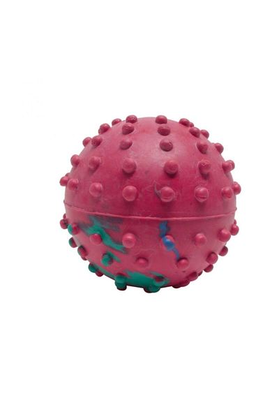 Bobo 6 Cm Rubber Spiky Dog Play Ball with Bell