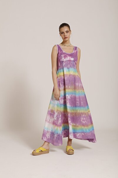 Serianno Yazlık Uzun Batik Elbise