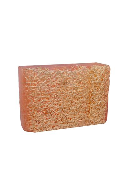 Anatolia Soap Natural Pumpkin Fiber Rose Soap - 100% Handmade, 110 Gr