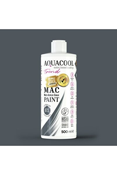 SZN Wood Aquacool Trend M.a.c Hobi Boyası Su Bazlı Akrilik 873 - Kayrak Gri 5...