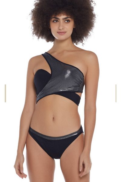 Eros Σετ μπικίνι μαύρο γκλίτερ