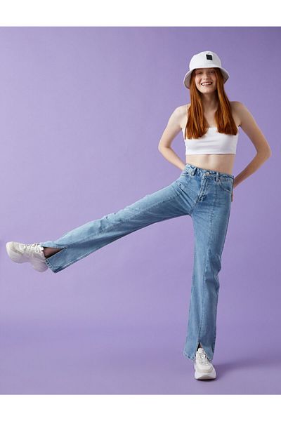 Koton Cotton Jean Trousers