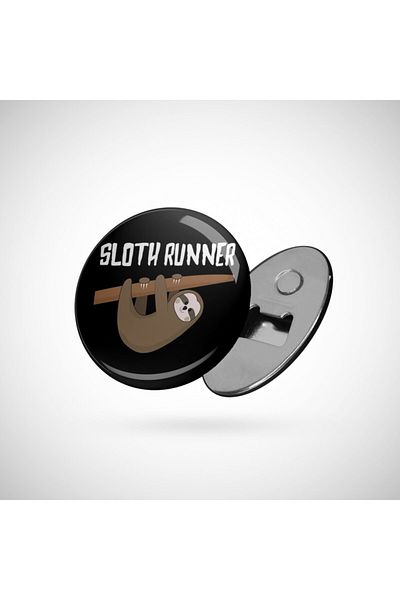 Fizello Μαραθώνιο Running Slow Sloth Ανοιχτήρι για αστείο δώρο Χιούμορ Sweet