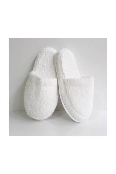 MİMES Slipper Types High-Sole Towel Slippers, Bathroom Slippers White 39-40 – Slippers