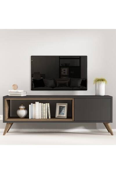 Givayo Mobilya Moussa Tv Ünitesi Ceviz Antrasit