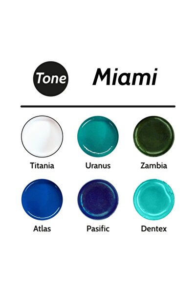 Resinin Tone Miami Epoksi Pigment Seti 6x25 ml