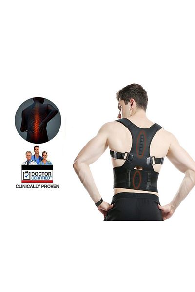 Ankaflex Upright Posture Corset - Magnetic, Anti-Humpback, Waist and Back Supported Apparatus