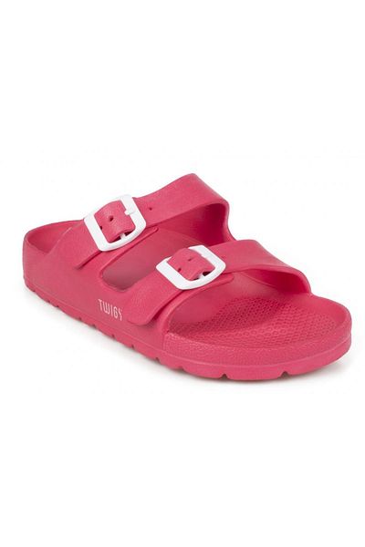 Twigy M1017 Jessica Double Band Fuchsia Women's Slippers