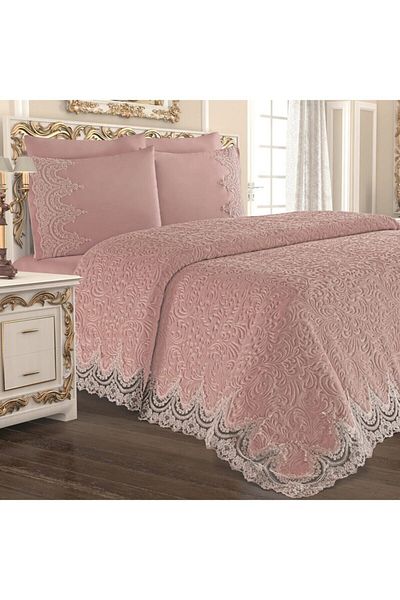 Üretim Departmanı Yayınları French Laced Blanket Bedspread Set