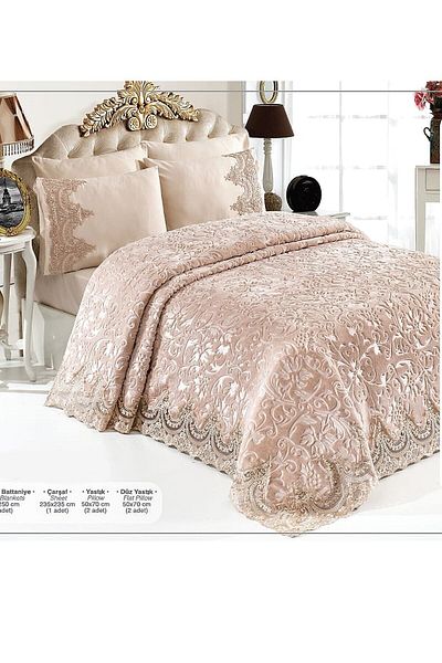 polo life Guipure Blanket Set