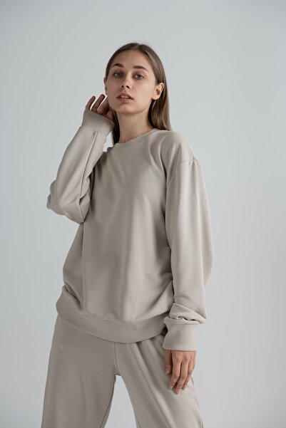 Eoselio Limited Edition Lightweight Unisex Sweatshirt Lte-03 Stone