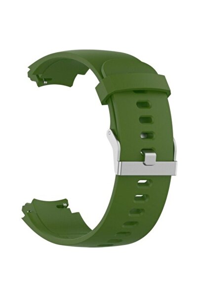 NANOSPACE Amazfit Verge - Verge Lite - Verge 3 Ile Uyumlu Silikon Kordon Yeşil + Ekran Koruyucu