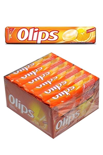 Olips 24 Pieces Orange and Lemon Flavored Candy Stick - 28Gr