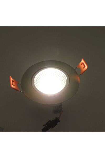 Sunlight Saten Krom Sıva Altı Spot Cob Led Armatür 5w Trafolu Gün Işığı