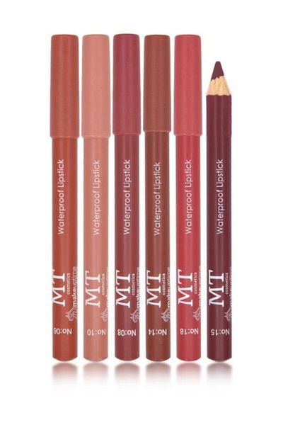 Makeuptime Matte Pencil Lipstick Set of 6