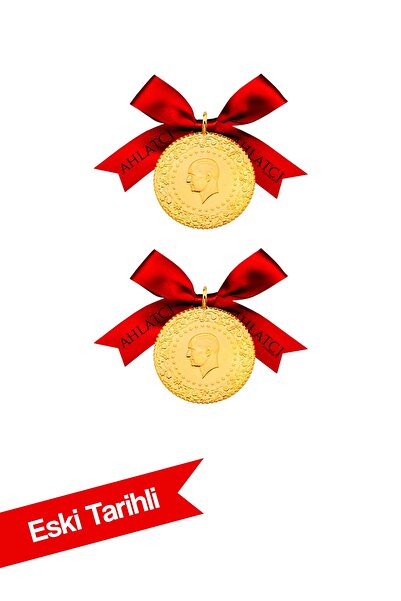 Ahlatcı Sarrafiye-2 Adet Eski Tarihli Tam Altın