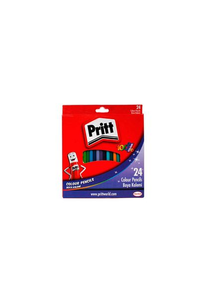 Pritt 24 Pieces Long Box - Dry Paint Cardboard