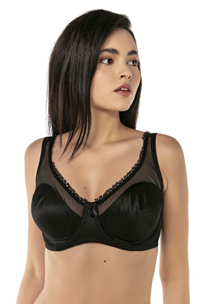 Cecimer Ženski crni Sa žicom minimizer Oblikuje figuru grudnjak