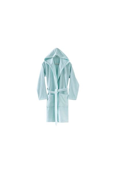 Menderes Home Μπουρνούζι Xlarge Hooded - Μπουκλάκι συλλογής από απλό βαμβάκι μέντας