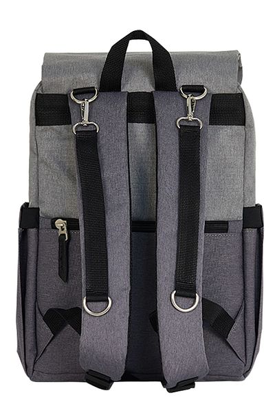 Stylo Working Mothers Bag Baby Care Backpack-smoked
