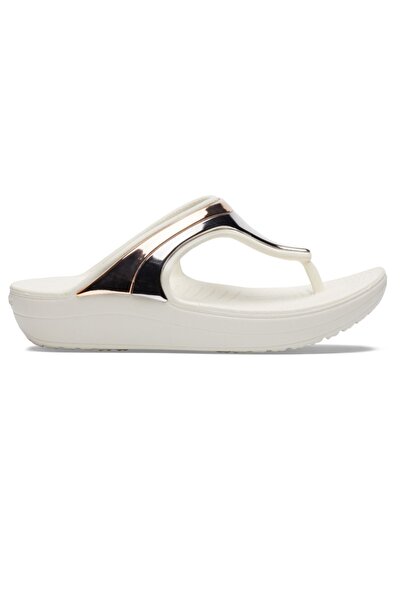 Crocs Sloane Metalblock Flp W Multi Rose Altın
