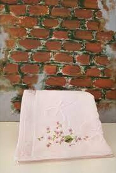 Özdilek Jasmin Kadife Nakışlı El Yüz Havlusu Pudra