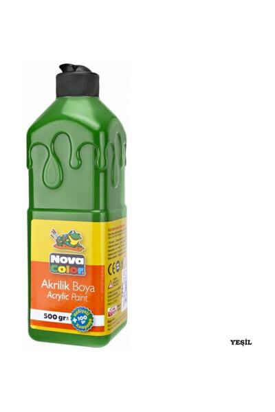 Nova Color Akrilik Boya 500 gr Yeşil Nc-384