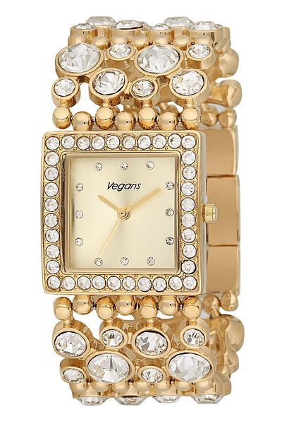 Vegans 3380 Steel Cord Stone Women's Wristwatch