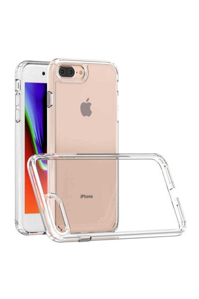 noktaks Apple iPhone 7 Plus - Compatible Case Transparent Smooth Corner Prote...