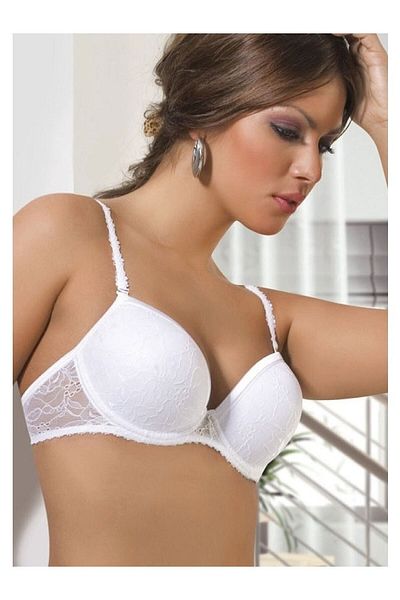 Le Jardin 7002 Vanessa Unpadded Lace Λευκό Σουτιέν Μονό Πακέτο