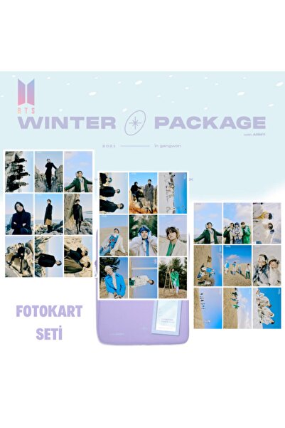 BTS ''2021 Winter Package'' Fotokart Seti