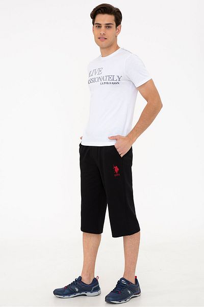 U.S. Polo Assn. Μαύρο ανδρικό σορτς & βερμούδες