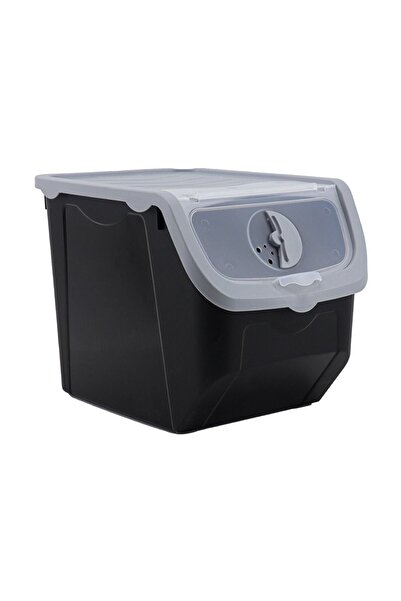 HOBBY LİFE Coral 12 Litre 2li Soğan Patates Saklama Kutusu Gri---