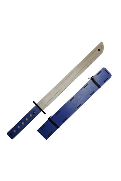 Ahtek Wooden Japanese Samurai-ninja Katana Sword, Blue