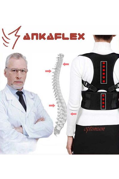 Ankaflex Magnetic Upright Posture Corset for Men Women - Anti Humpback, Waist and Shoulder Stand Upright