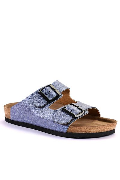 Slazenger Papuci de damă Lens Blue Glitter
