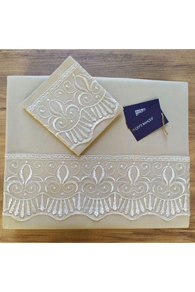 Çeyiz Bahçesi Комплект завивки Efsun Cappuccino Double