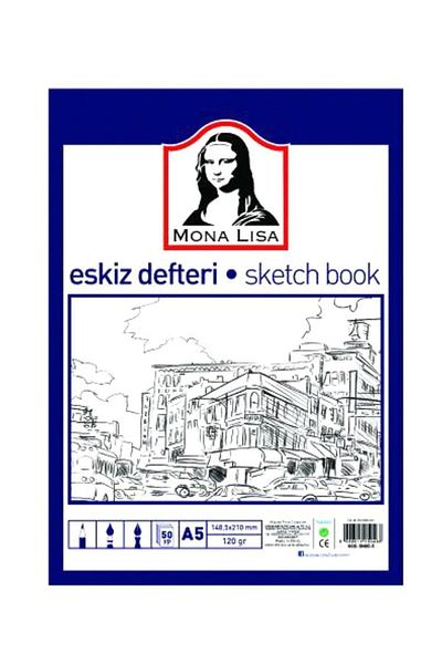 Südor Mona Lisa Sketchbook Sketch Book A5 120gr 50 Yp
