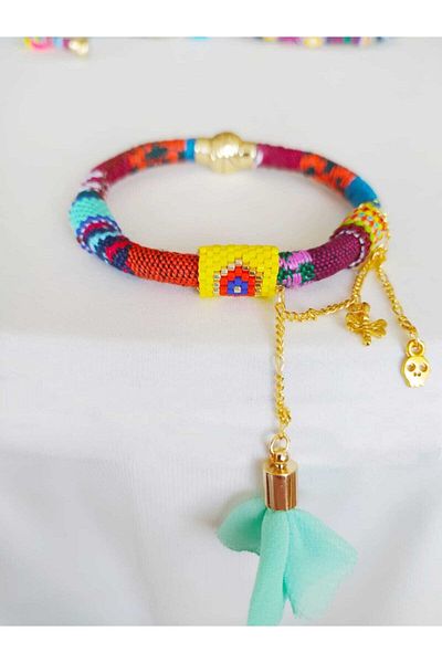 Troya Aksesuar Tasseled Miyuki Bohemian Bracelet